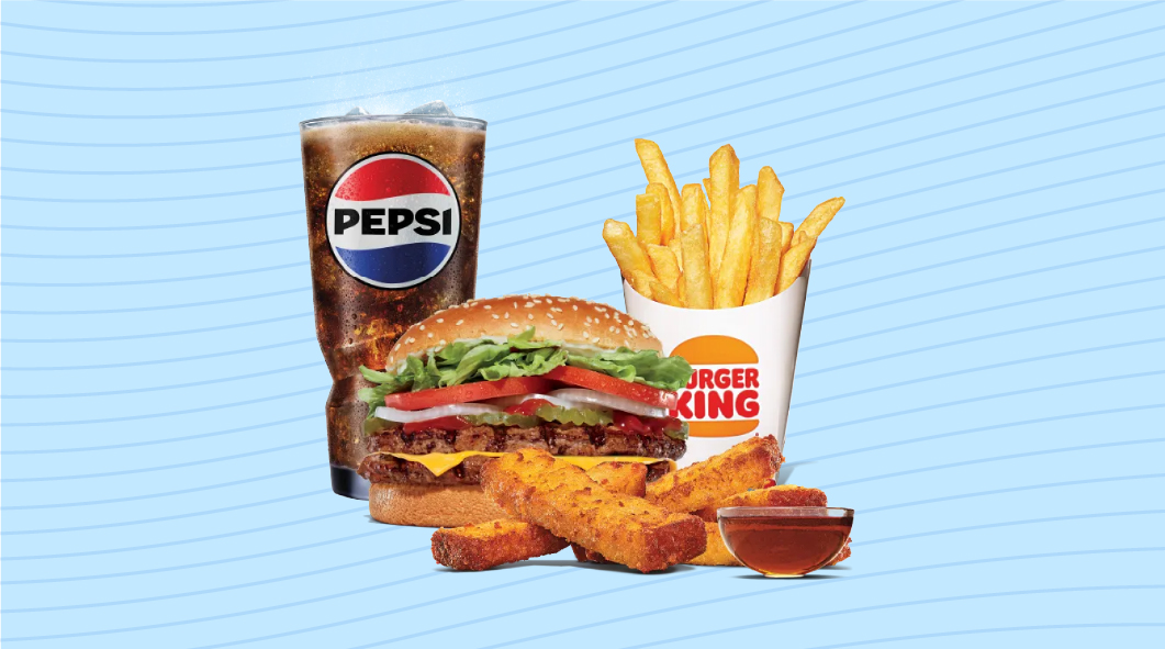 Combo Whopper Jr. doble con queso + tostadas por Q65