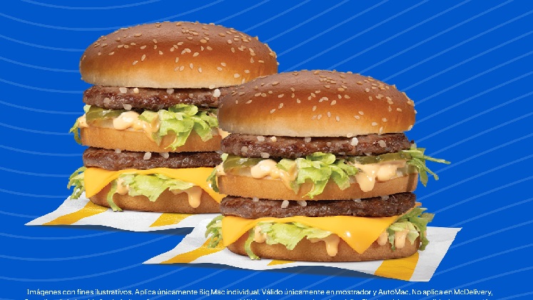 2 x 1 en Big Mac